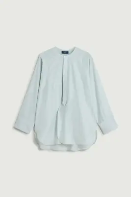 CHEMISE ANORA BLEU PÂLE — photo 4
