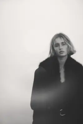 Manteau à fermeture croisée - Noir — photo 2
