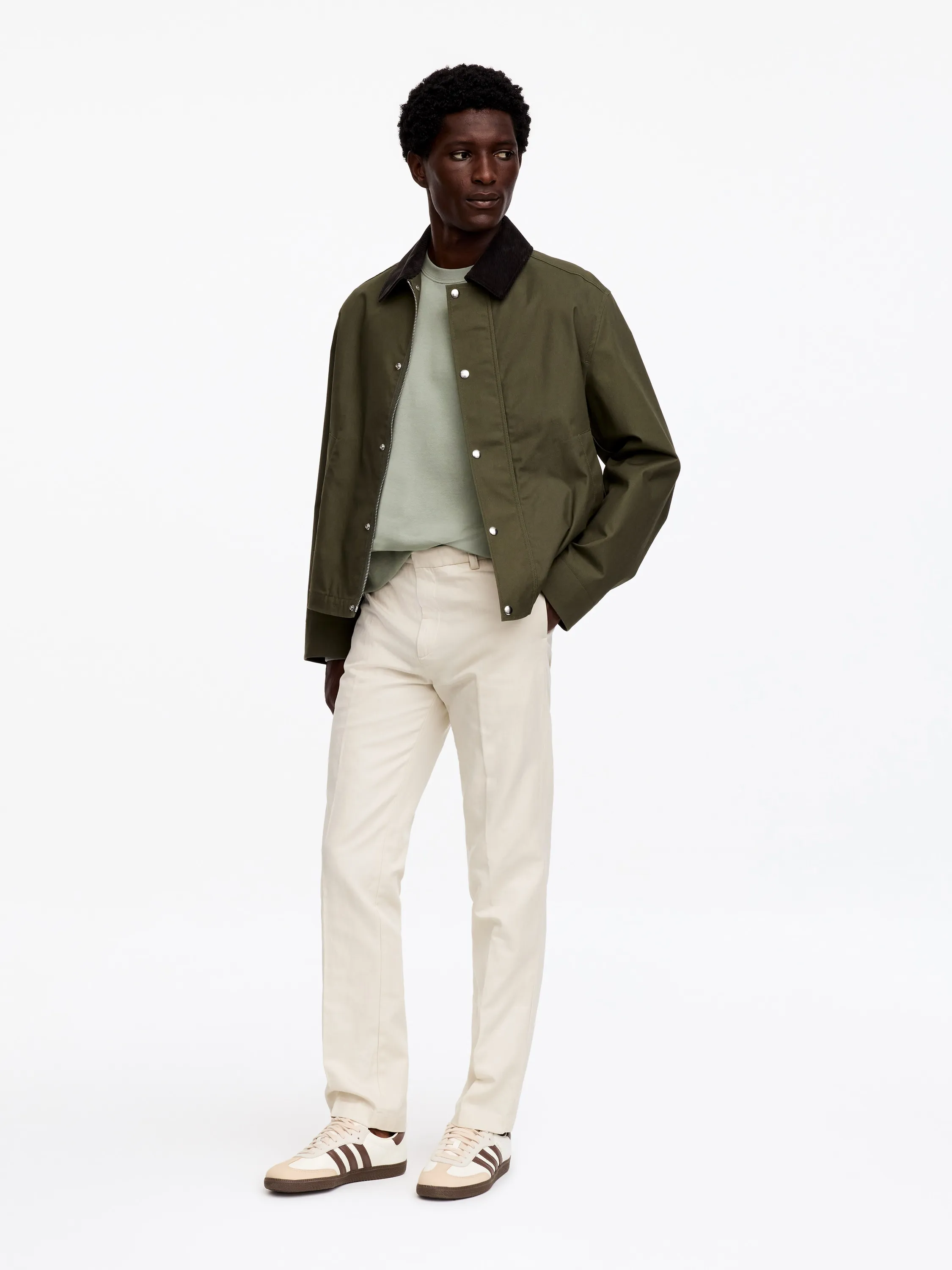 Sweat semi-épais - Vert kaki