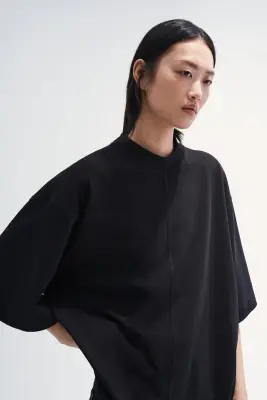T-shirt en coton - Noir — photo 1