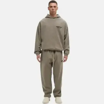 Fear Of God Essentials Fleece Hoodie Heather Gray — photo 3