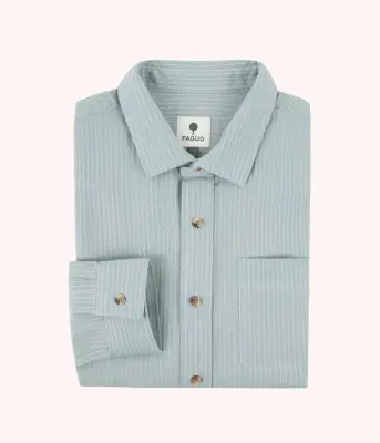 Faguo – Chemise Signy Rayée Ciel — photo 5
