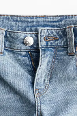 Flared Low Jeans - Bleu denim clair — photo 1