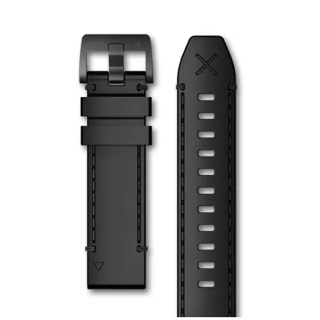 Bracelets de montre Garmin QuickFit 22mm Cuir noir 010-12740-01