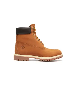 Premium 6 Inch Lace Up Waterproof Boot Dark Wheat Nubuck Homme — photo 1