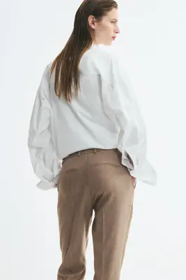 Pantalon cigarette - Taupe — photo 2