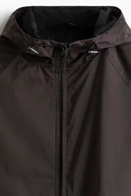 Veste coupe-vent en nylon - Marron foncé — photo 5