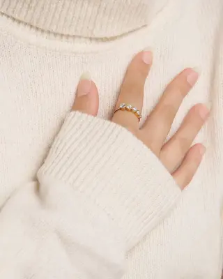 BAGUE LANA - Or jaune 18 carats — photo 4