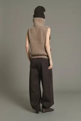 VESTE KRISTEN BEIGE CHINÉ — photo 4