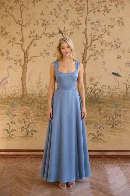 Suzanne Maxi Dress - Sky blue — photo 2