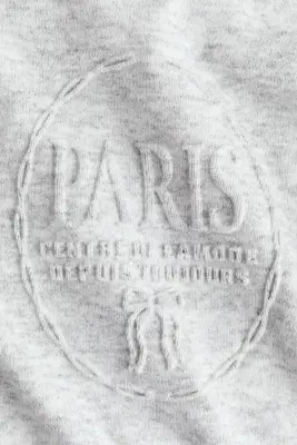 Pull avec motif - Gris clair — photo 3