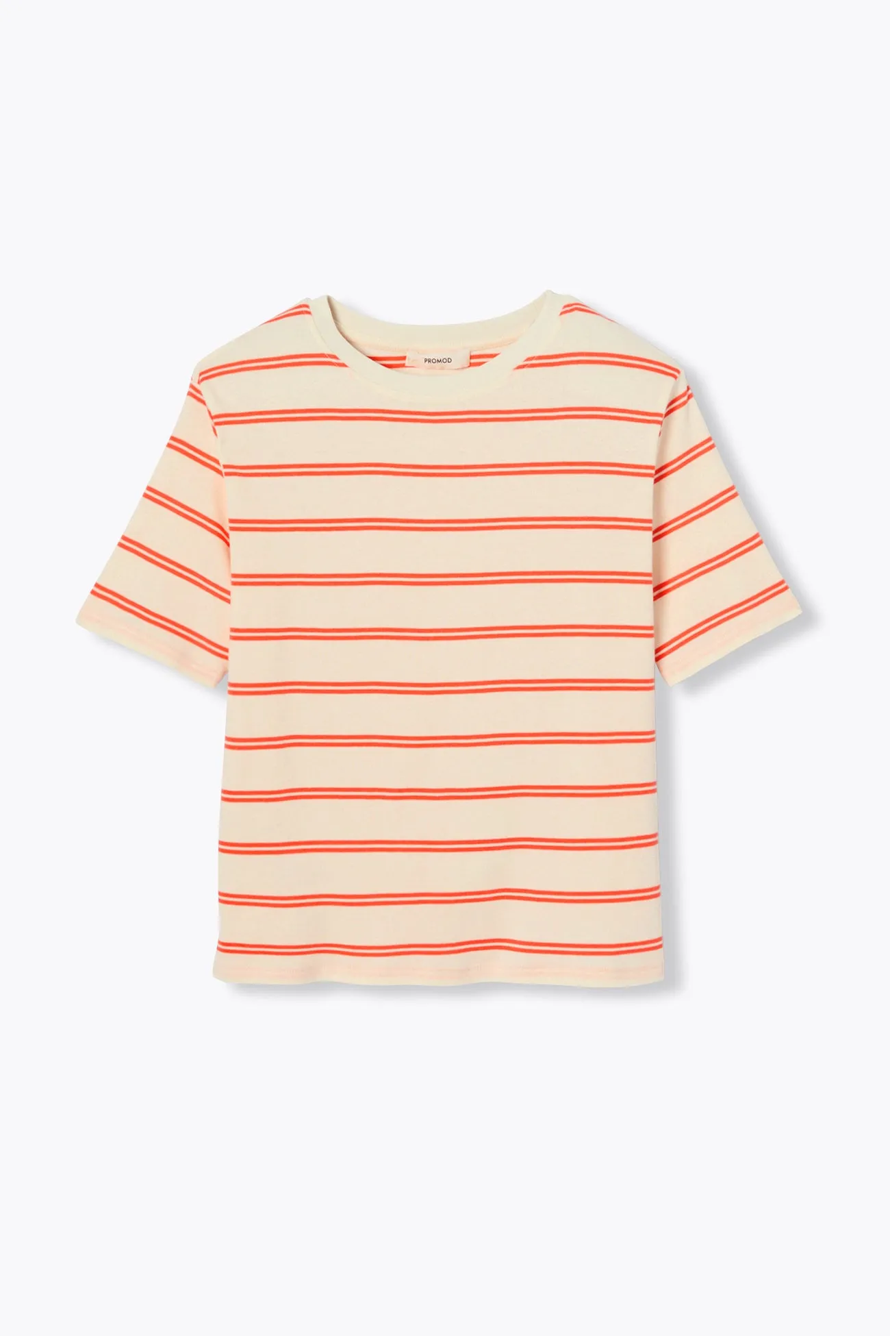T-shirt rayé en jersey Femme