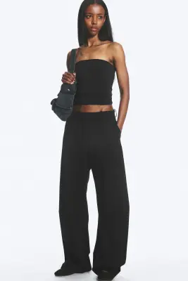 Pantalon habillé Barrel - Noir — photo 2