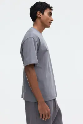 T-shirt COOLMAX® Relaxed Fit - Gris foncé — photo 2