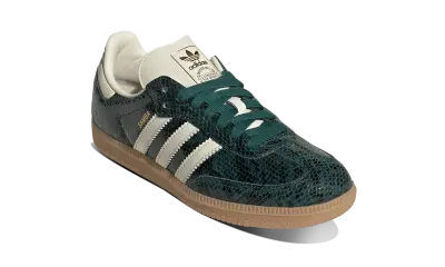 Adidas Mujer Samba OG Snakeskin Collegiate Green — photo 2
