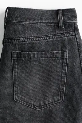 Barrel Regular Waist Jeans - Noir denim — photo 5