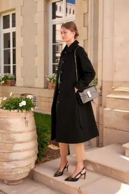 Darcy Wool Coat - Black — photo 4