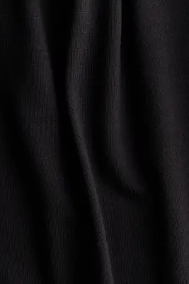 Pantalon à cordon en jersey - Marron foncé — photo 4