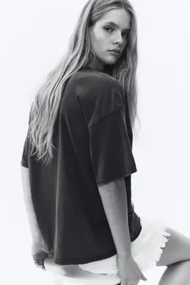 T-shirt oversize imprimé - Gris foncé/Pink Floyd — photo 3