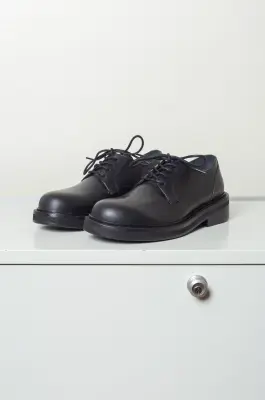 PARACIA – Mid-Heel Derby – BLACK — photo 4