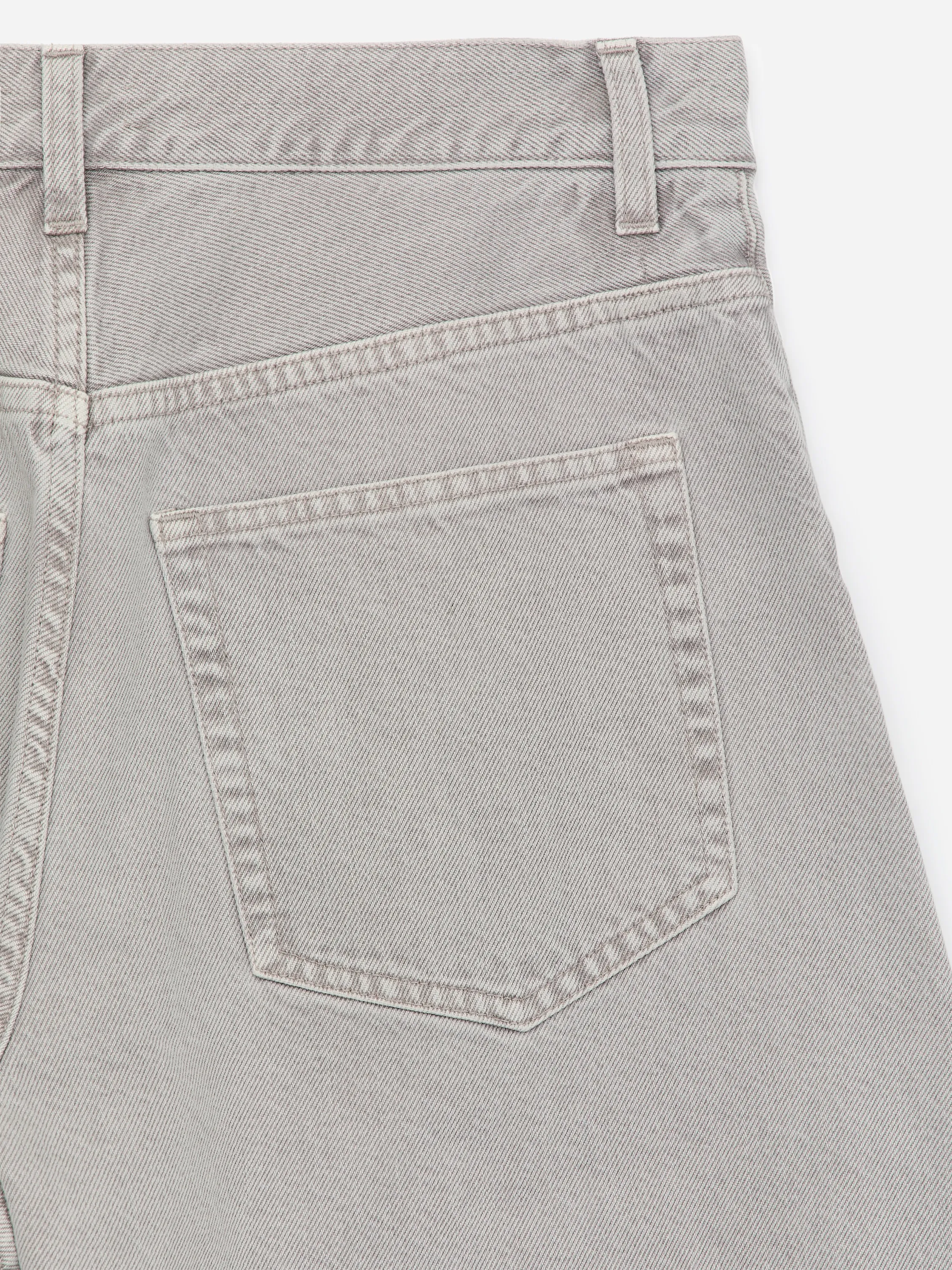 Jean à jambe barrel - Gris clair