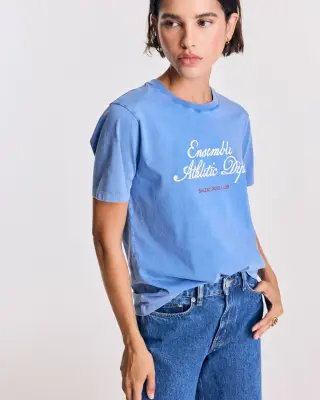 Tee-shirt Bree Ensemble bleu délavé — photo 4