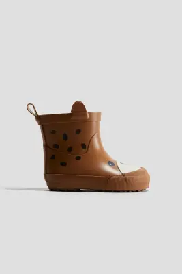 Bottes en caoutchouc - Marron — photo 1