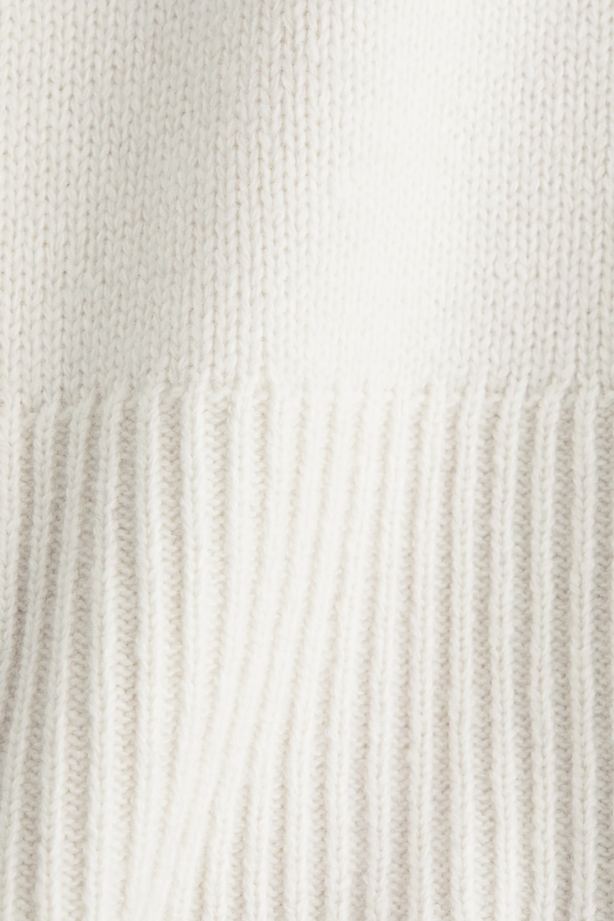 Pull col roulé en cachemire mélangé - Beige clair