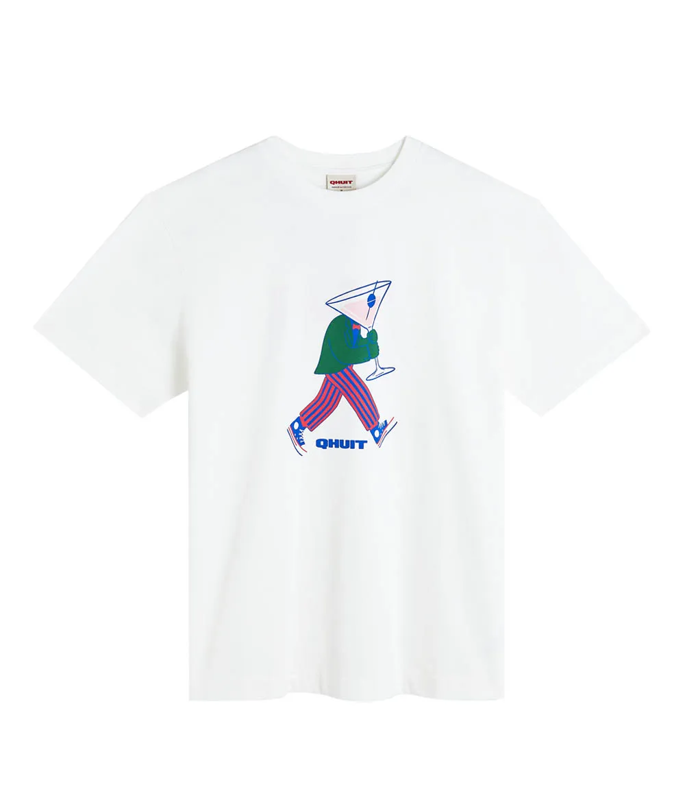 Qhuit – T-shirt Cocktail Boy Off-White