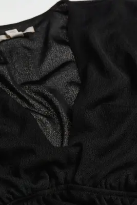 Robe froncée - Noir — photo 3