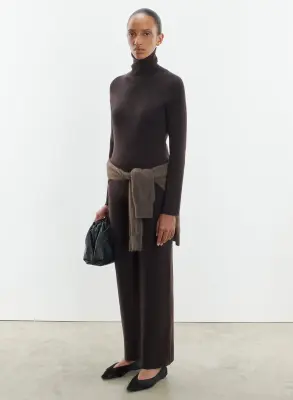 Pull en laine mérinos et élasthanne