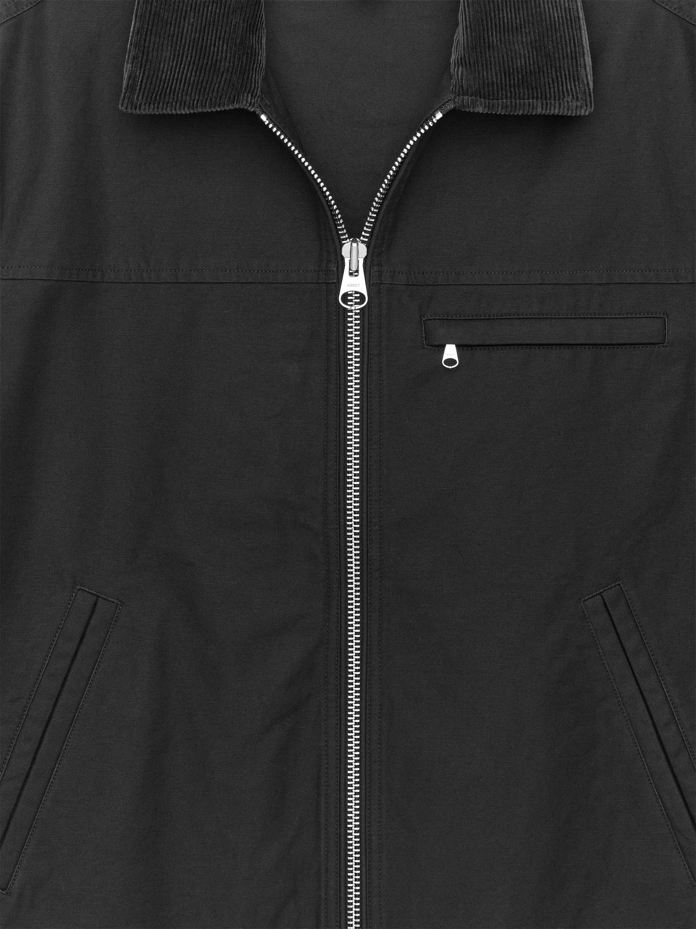 Veste en toile de coton - Noir