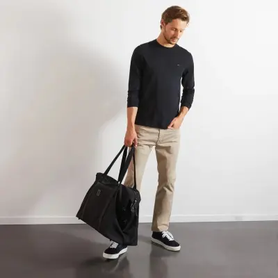 EDEN PARK TEE SHIRT MANCHES LONGUES Noir — photo 2