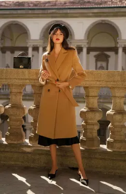 Paola Wool Coat - Beige — photo 2