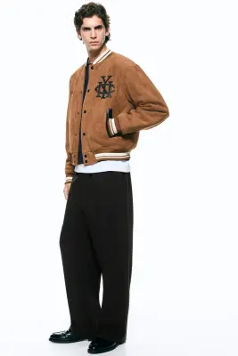 Pantalon Relaxed Fit - Marron foncé — photo 4