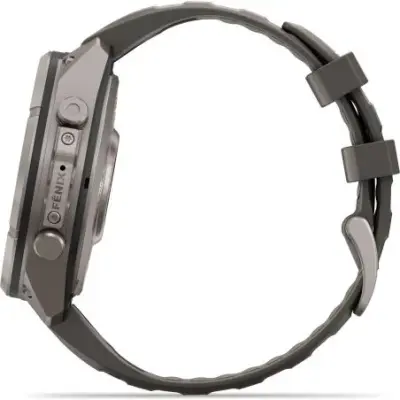 Garmin Fenix 9 Pro InReach SOLAR 47mm Sapphire Titane bracelet gris galet/gris cendré 010-04338-01 — photo 5