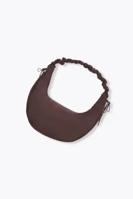 Sac demi-lune en toile Femme — photo 3