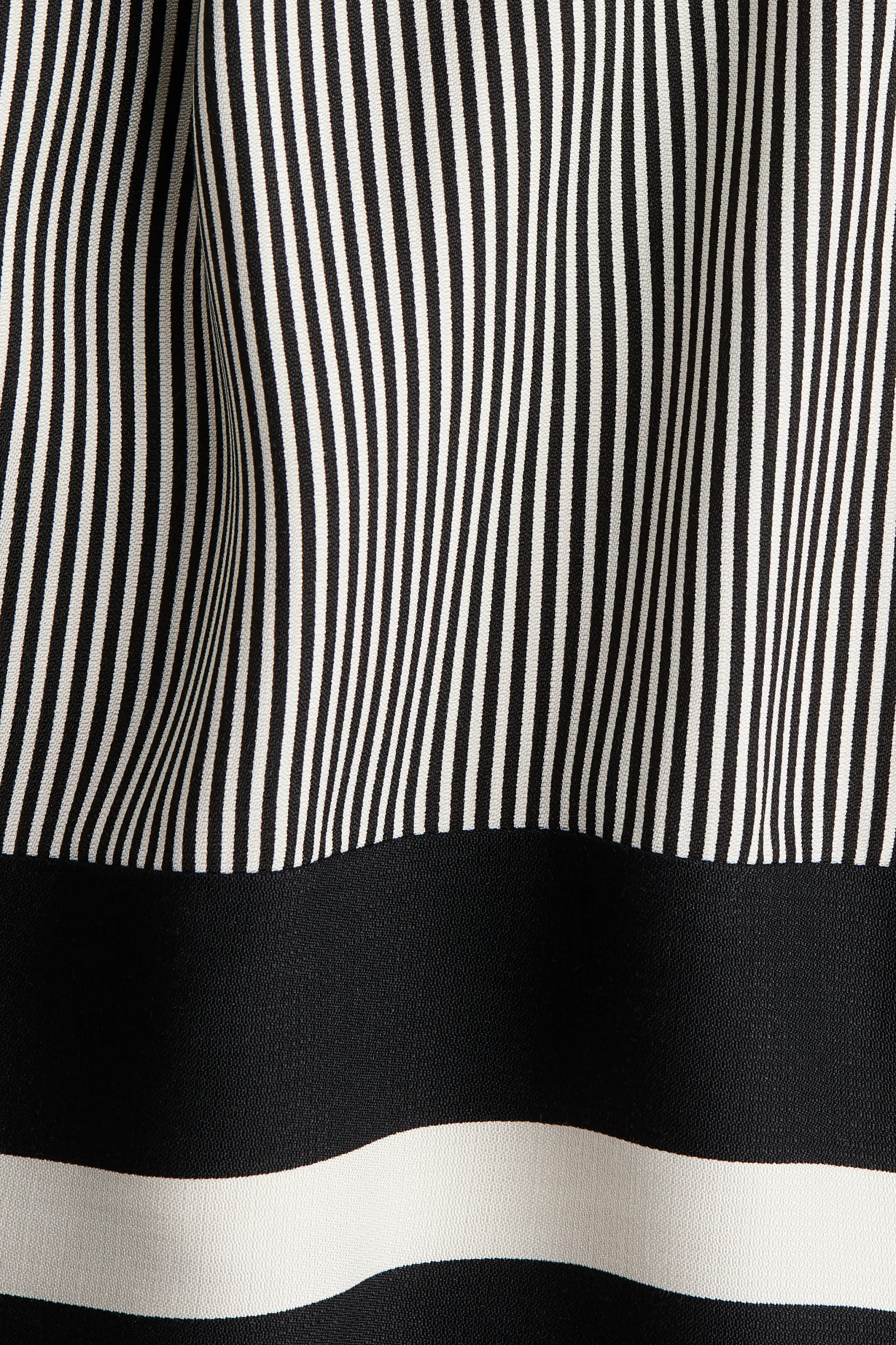 Robe chemise - Noir/rayé
