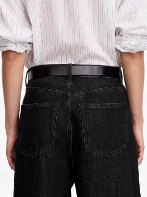 Jean large oversize CEDAR - Noir — photo 4