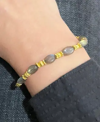 Bracelet Irène en labradorite - Leticia Ponti — photo 2