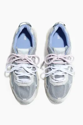 Sneakers à semelle épaisse - Bleu ancien — photo 1