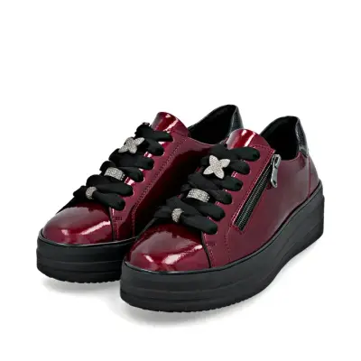 Baskets Remonte D1C09-35 Rouges - Lacets Grande Pointure Femme — photo 3