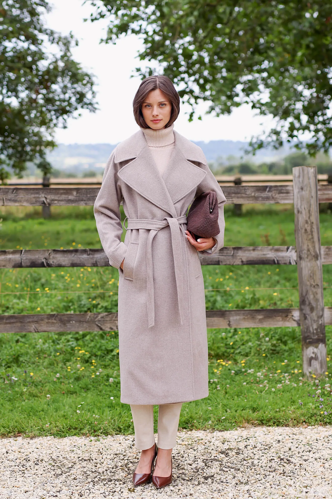Paloma Wool Coat - Grey beige