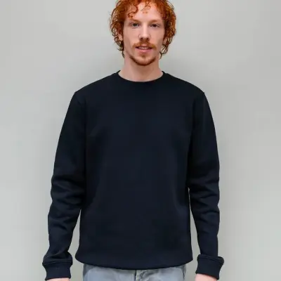 Sweat homme Alex molletonné bleu marine — photo 1