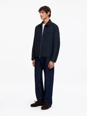 Veste en toile de coton - Bleu foncé — photo 2