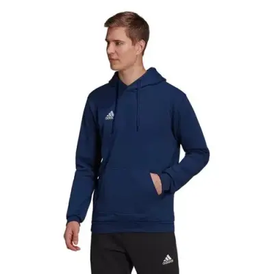 ADIDAS SWEAT CAPUCHE GRANDE LONGUEUR Marine — photo 1