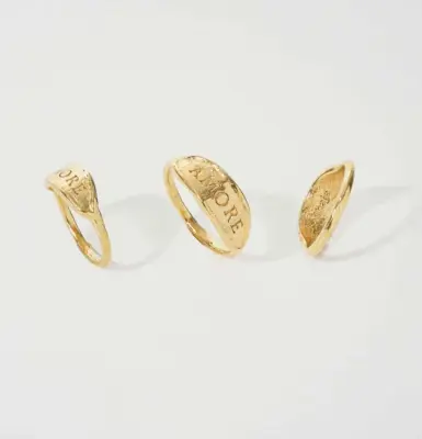 Nouveau ! ALHAJA Bague Amore Gold — photo 4