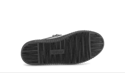 Baskets Gabor 6010.02.004 Noires - Cuir Verni Zip Talon Compensé Grande Pointure Femme — photo 4