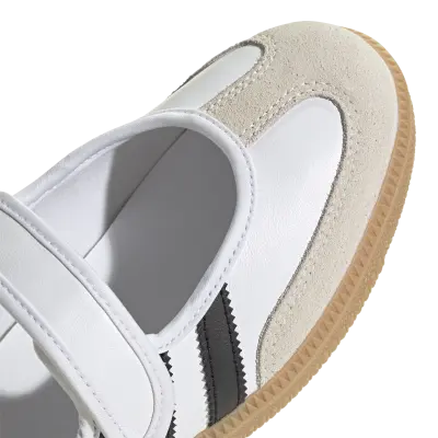 Adidas Samba Jane White Black Gum — photo 4