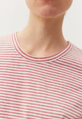 Le t-shirt classique - Rayures framboise — photo 3